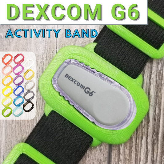 DEXCOM G6 compatible sensor arm band cover protects your glucose transmitter